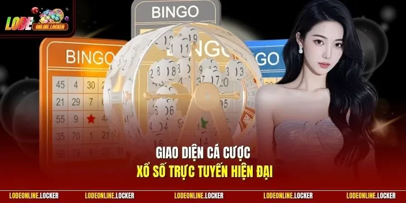 Giao diện cá cược xổ số trực tuyến hiện đại